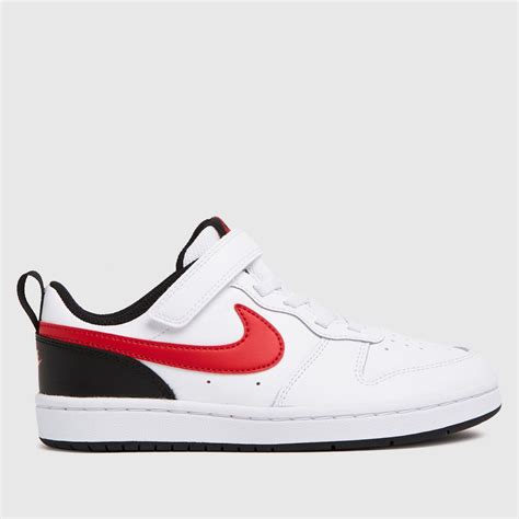 nike court borough low weiß rot|Nike court borough shoes uk.